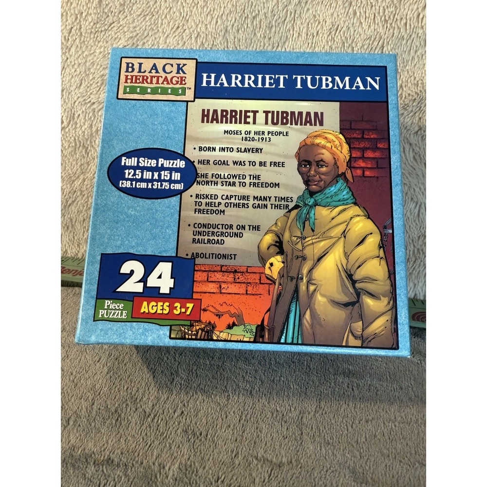Geebee Black Heritage Series Harriet Tubman‎ Puzzle 24pc Full Size Puzzle